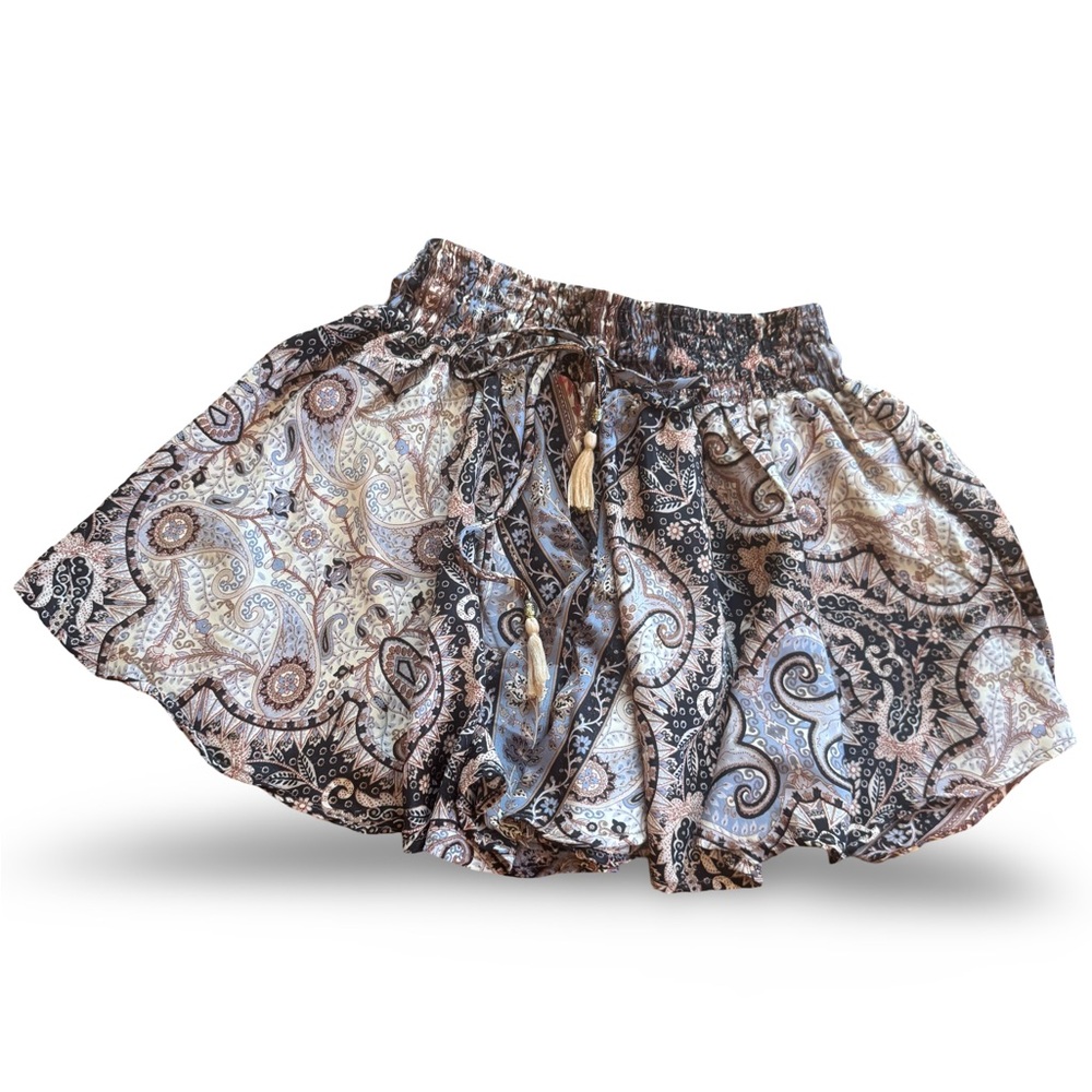 Paisley Print Women's Shorts
